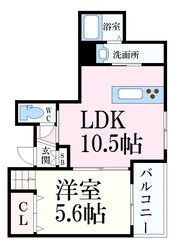 御影駅 徒歩5分 2階の物件間取画像